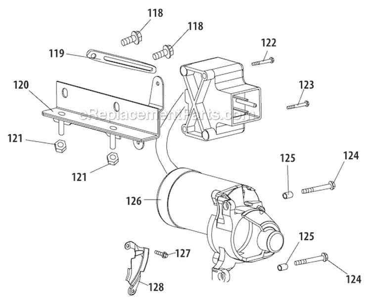 Starter Diagram and Parts List for 31AS63EE701 2012 Yard Man Snow Blower
